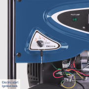 Scheppach SG 7300 Frame generátor 5500 W AVR szabályozással és elektromos indítással Előnézet 