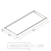 Palram Sophia 2150 opál fehér bejárati ernyő Előnézet 