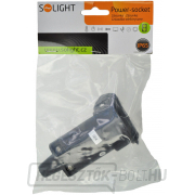 Solight gumi aljzat, nedves- és porálló, egyenes, IP65, fekete Előnézet 