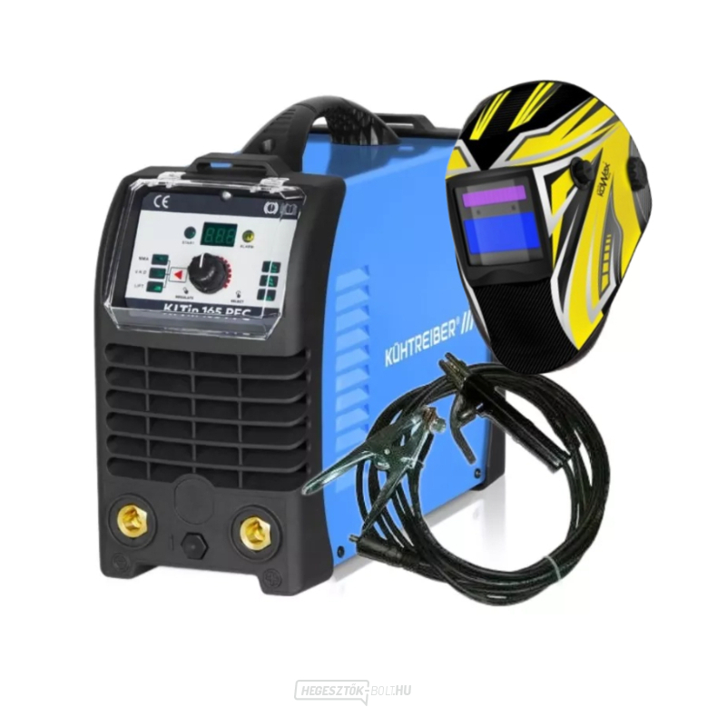 Kuhtreiber KITin 165 PFC MMA + kábelek + motorháztető