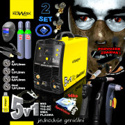 KOWAX GeniWeld®5v1 200 + PANTER búra + CO2 redukciós szelep + Ar+CO2 redukciós szelep + CO2 nyomású palack 8l  Előnézet 
