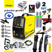 KOWAX GeniWeld®5v1 200 + PANTER búra + CO2 redukciós szelep + Ar+CO2 redukciós szelep + CO2 nyomású palack 8l  Előnézet 