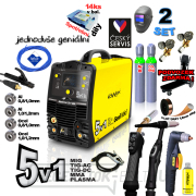 KOWAX GeniWeld®5v1 200 + PANTER búra + CO2 redukciós szelep + Ar+CO2 redukciós szelep + CO2 nyomású palack 8l  Előnézet 