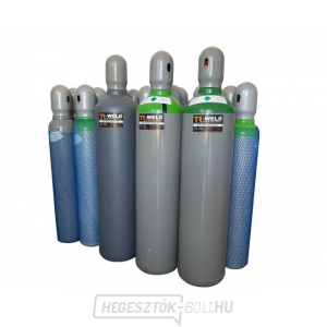 Gáznyomás palack ARGON 25l 200 Bar teljes 5,6 m3 menet W21,8