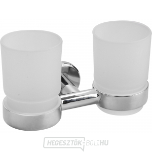 Dupla kefetartó, króm Dupla kefetartó, króm gallery main image