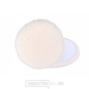 Gyapjú polírozó korong, báránygyapjú, T160, ⌀150mm, tépőzár Gyapjú polírozó korong, báránygyapjú, T160, ⌀150mm, tépőzár gallery main image