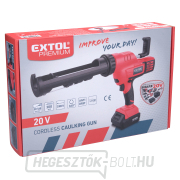 Extruder pisztoly, tálcás akkumulátor SHARE20V, 20V Li-ion, 2000mAh náhled