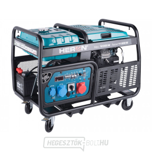 Benzingenerátor 23,5 LE/12kW/15kVA (400V), 12kW (230V), alváz Benzingenerátor 23,5 LE/12kW/15kVA (400V), 12kW (230V), alváz gallery main image