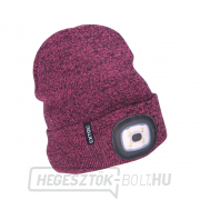 Fényszóró kupak 4x45lm, USB töltés, lila/fekete, univerzális méret Fényszóró kupak 4x45lm, USB töltés, lila/fekete, univerzális méret gallery main image