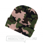 Kupak fejlámpával 4x45lm, USB töltés, terepszínű, univerzális méret Előnézet 