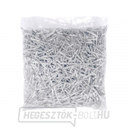 Alumínium szegecsek készlet 1000db, O 4,0x12,7mm lapos fejű Előnézet 