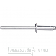 Alumínium szegecsek készlet 1000db, O 4,0x12,7mm lapos fejű Alumínium szegecsek készlet 1000db, O 4,0x12,7mm lapos fejű gallery main image