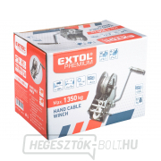 Kötélcsörlő fogantyúval, 1350kg/10m kötélig náhled