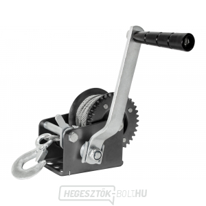Kötélcsörlő kurblival, 360kg/8m kábelig Kötélcsörlő kurblival, 360kg/8m kábelig gallery main image