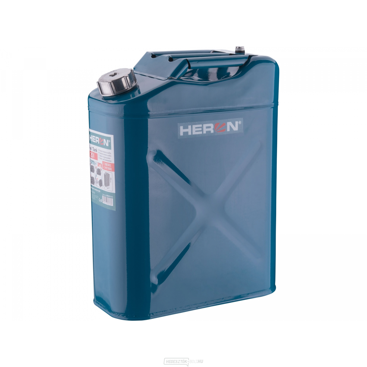 Acél benzines kanna, 20L