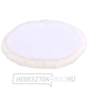 Polírozókorong gyapjú, juhgyapjú, T160, ⌀125mm, tépőzáras, tépőzáras Előnézet 