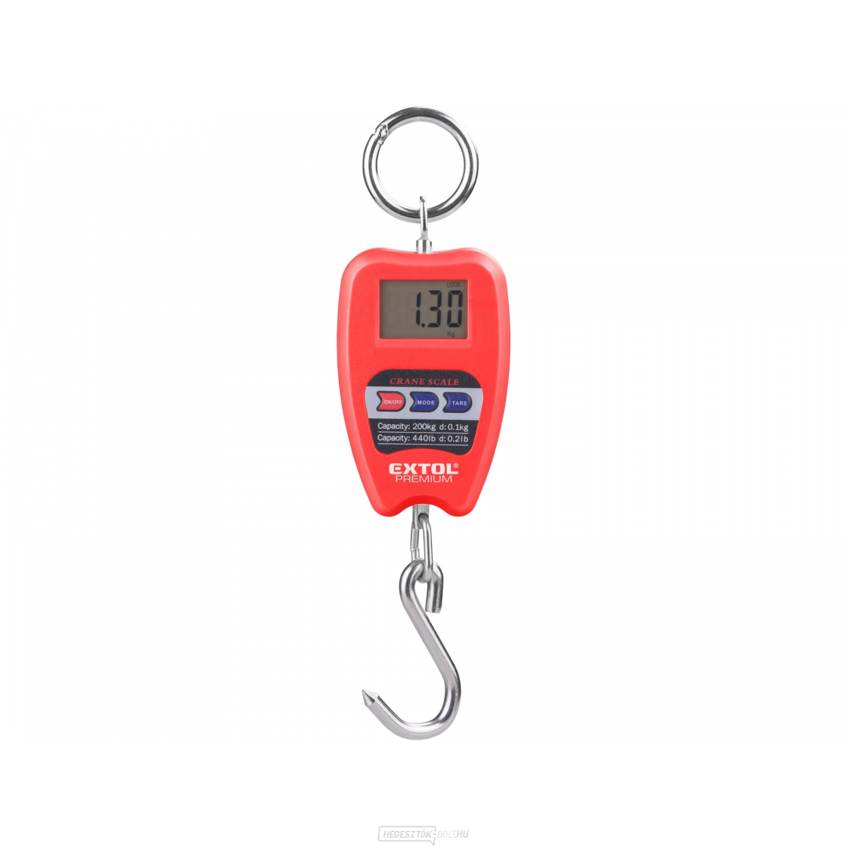 Digitális lógó mérleg, 0,35 - 200kg Digitális lógó mérleg, 0,35 - 200kg gallery main image