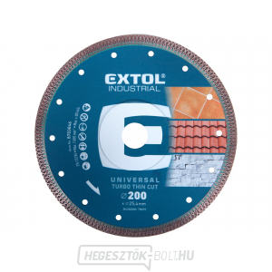 Gyémánt vágókorong, turbó Thin Cut, száraz és nedves vágás, O 200x25,4x2mm Gyémánt vágókorong, turbó Thin Cut, száraz és nedves vágás, O 200x25,4x2mm gallery main image