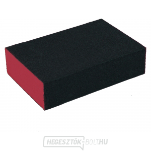 Csiszolószivacs, 100x70x25mm, P60, négyoldalas, csiszoló-korund Csiszolószivacs, 100x70x25mm, P60, négyoldalas, csiszoló-korund gallery main image