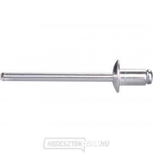 Alumínium szegecsek készlet 1000db, O 4,0x6,4mm lapos fejű Alumínium szegecsek készlet 1000db, O 4,0x6,4mm lapos fejű gallery main image