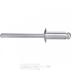 Alumínium szegecsek készlet 500db, O 4,8x12,7mm lapos fejű Alumínium szegecsek készlet 500db, O 4,8x12,7mm lapos fejű gallery main image