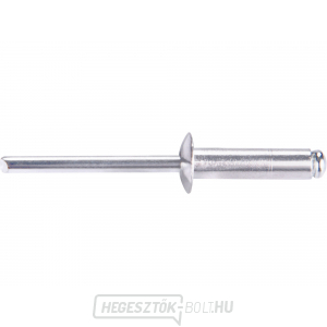 Alumínium szegecsek készlet 500db, O 4,8x19mm lapos fejű Alumínium szegecsek készlet 500db, O 4,8x19mm lapos fejű gallery main image