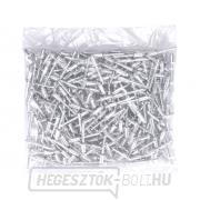 Alumínium szegecskészlet 250db, O 6,4x12,7mm lapos fejű szegecsek Előnézet 