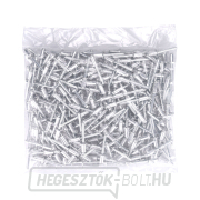 Alumínium szegecskészlet 250db, O 6,4x12,7mm lapos fejű szegecsek Előnézet 