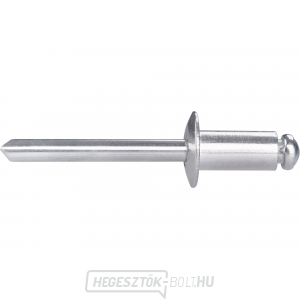 Alumínium szegecskészlet 250db, O 6,4x12,7mm lapos fejű szegecsek Alumínium szegecskészlet 250db, O 6,4x12,7mm lapos fejű szegecsek gallery main image