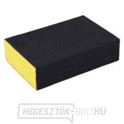 Csiszolószivacs, 100x70x25mm, P100, négyoldalas, csiszoló-korund Csiszolószivacs, 100x70x25mm, P100, négyoldalas, csiszoló-korund gallery main image
