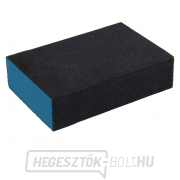 Csiszolószivacs, 100x70x25mm, P220, négyoldalas, csiszolóanyag-korund Csiszolószivacs, 100x70x25mm, P220, négyoldalas, csiszolóanyag-korund gallery main image