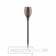 LED-es zseblámpa lánggal, 58cm, napelemes töltéssel, 33 LED-del Előnézet 