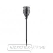 LED-es zseblámpa lánggal, 58cm, napelemes töltéssel, 33 LED-del Előnézet 