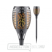 LED-es zseblámpa lánggal, 58cm, napelemes töltéssel, 33 LED-del LED-es zseblámpa lánggal, 58cm, napelemes töltéssel, 33 LED-del gallery main image