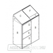 Csere üvegezés üvegházhoz VITAVIA IDA 900 PC 4 mm LG3075 gallery main image