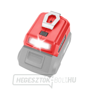 Akkumulátortöltő USB eszközökhöz, világítással, SHARE20V, akkumulátor nélkül, 5V/2A Előnézet 