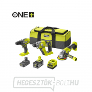 Ryobi RCK183C-242S szerszámkészlet ONE+ (R18DD3 + R18AG + R18SDS + 1x 4Ah + 1x 2Ah akkumulátor + töltő) gallery main image