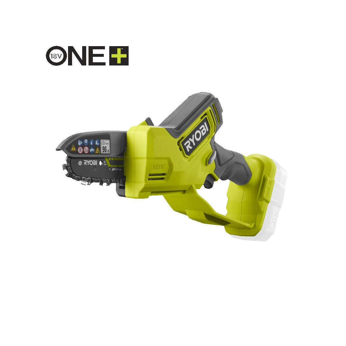 Ryobi RY18PSX10A-0 Akkumulátoros 18 V-os láncfűrész ONE+ (akkumulátor és töltő nélkül)