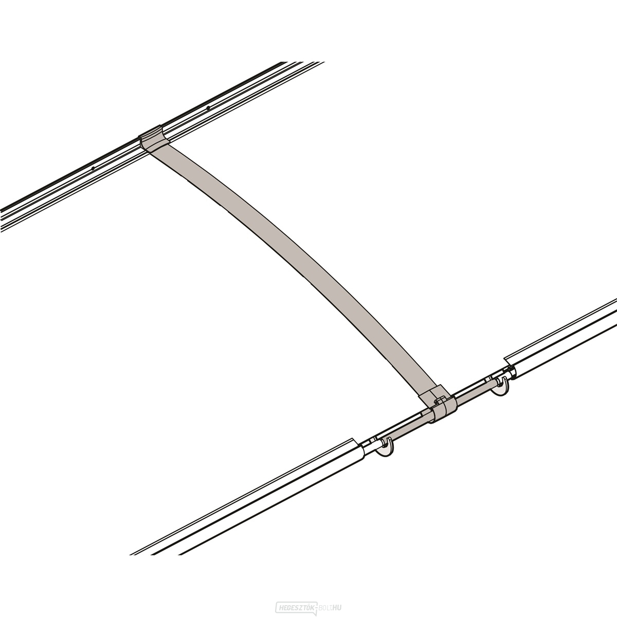Palram összekötő láncszem Aquila 1500/2050-hez