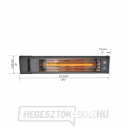 Palram infravörös fűtőtest 1800 W  náhled