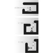 Kétcsuklós racsnis kulcskészlet V6752/12 Előnézet 