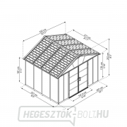 Palram Yukon 11 x 9 antracit nehéz teherbírású tágas ház további bővítési lehetőséggel (alapmodul) Palram Yukon 11 x 9 antracit nehéz teherbírású tágas ház további bővítési lehetőséggel (alapmodul) náhled