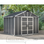 Palram Yukon 11 x 9 antracit nehéz teherbírású tágas ház további bővítési lehetőséggel (alapmodul) Palram Yukon 11 x 9 antracit nehéz teherbírású tágas ház további bővítési lehetőséggel (alapmodul) gallery main image