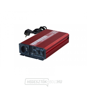 Feszültség átalakító CARSPA UPS600 12V/230V 600W + UPS + töltő gallery main image
