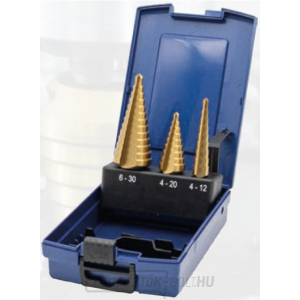 HSS TIN RATIOLINE lépcsős fúrókészlet HSS TIN RATIOLINE lépcsős fúrókészlet gallery main image