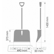 Hógereblye Vega ALU49 Előnézet 