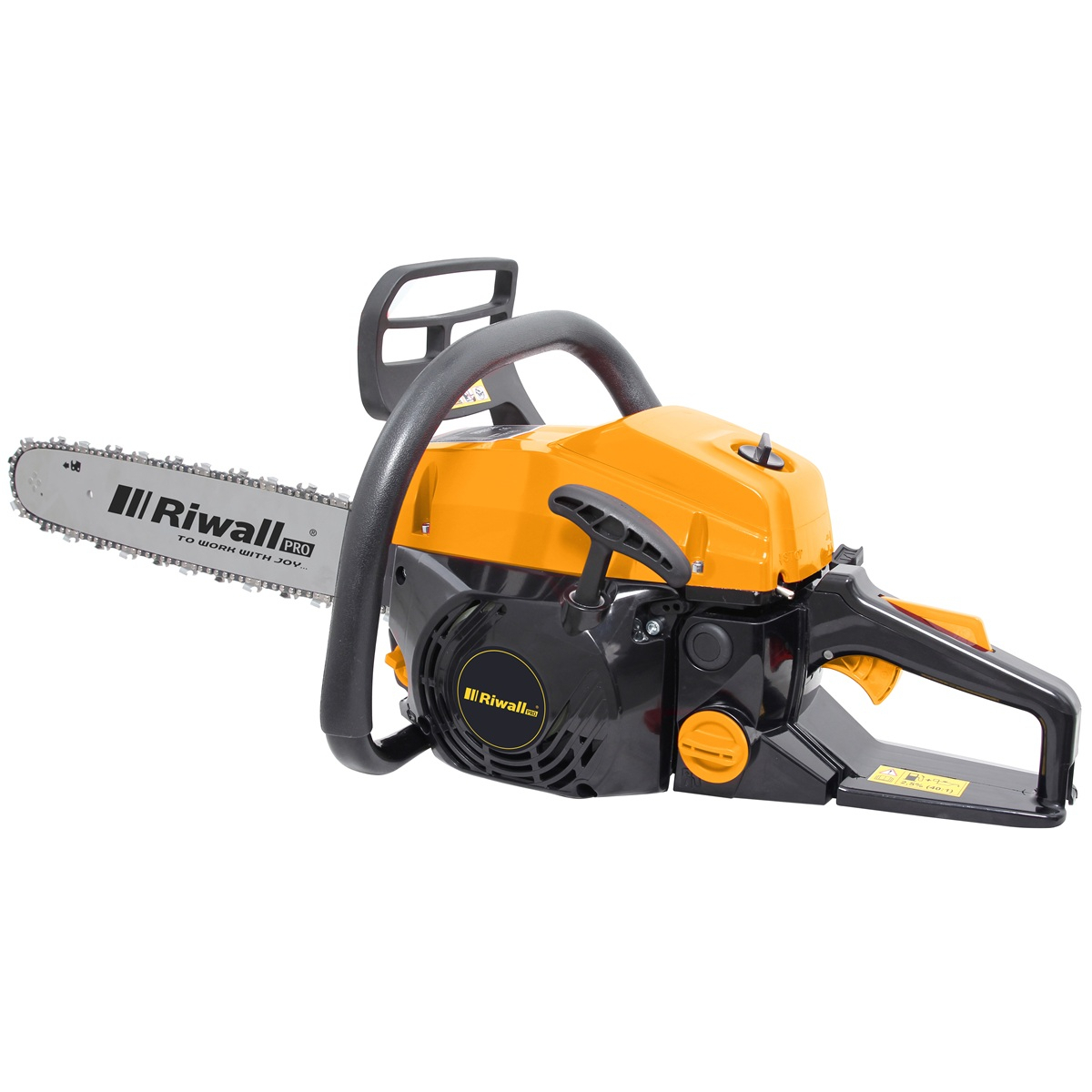 Riwall PRO RPCS 5140 SET láncfűrész benzinmotorral 49 cc + tartalék lánc + kesztyű + védőszemüveg Előnézet 