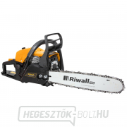 Riwall PRO RPCS 5140 SET láncfűrész benzinmotorral 49 cc + tartalék lánc + kesztyű + védőszemüveg Előnézet 