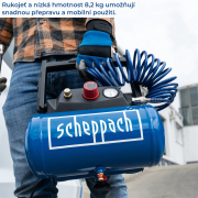 Scheppach HC 06 olajmentes kompresszor 6l Előnézet 