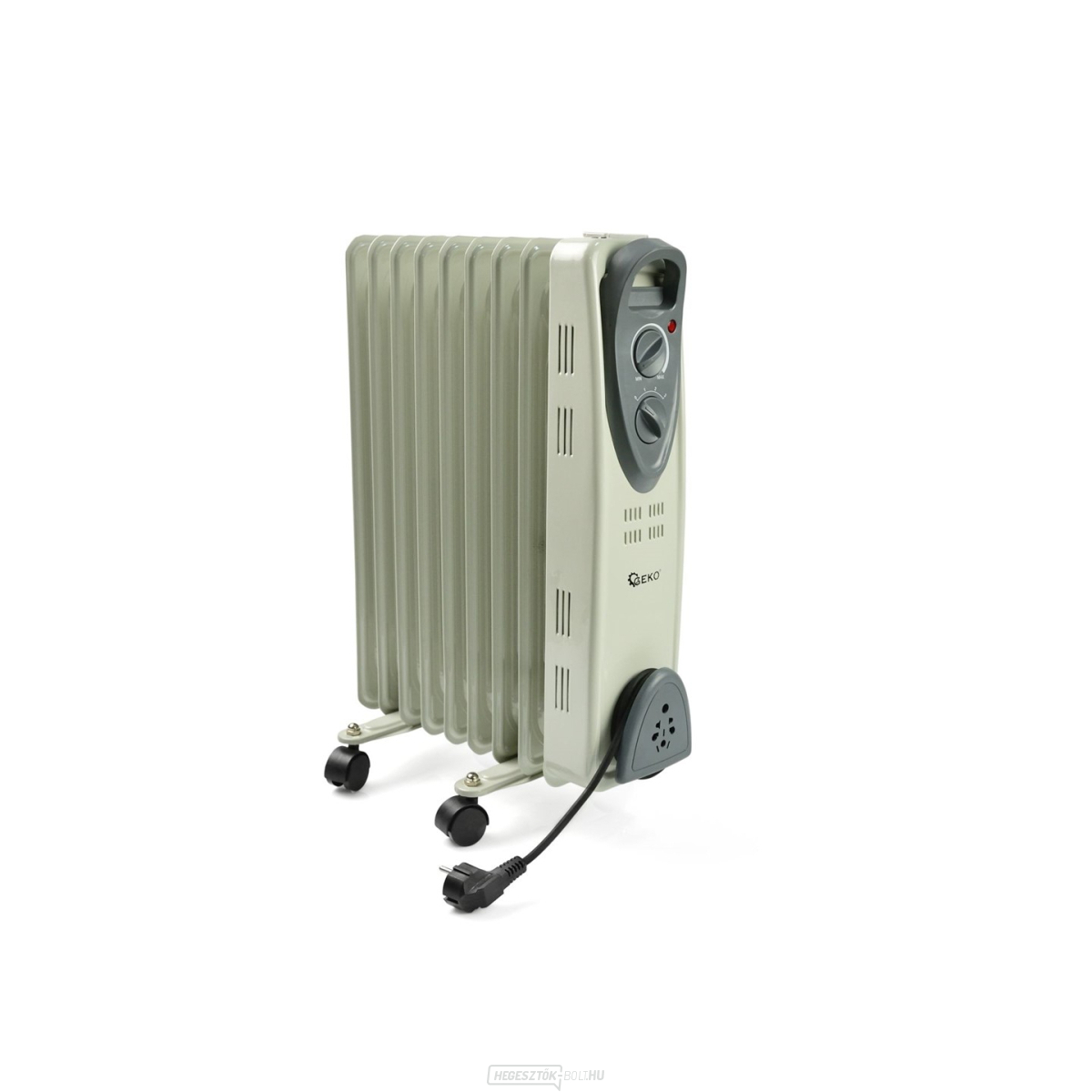 Olajfűtés vezérléssel és termosztáttal 9 lapát 2000W B57 GEKO B57 GEKO
